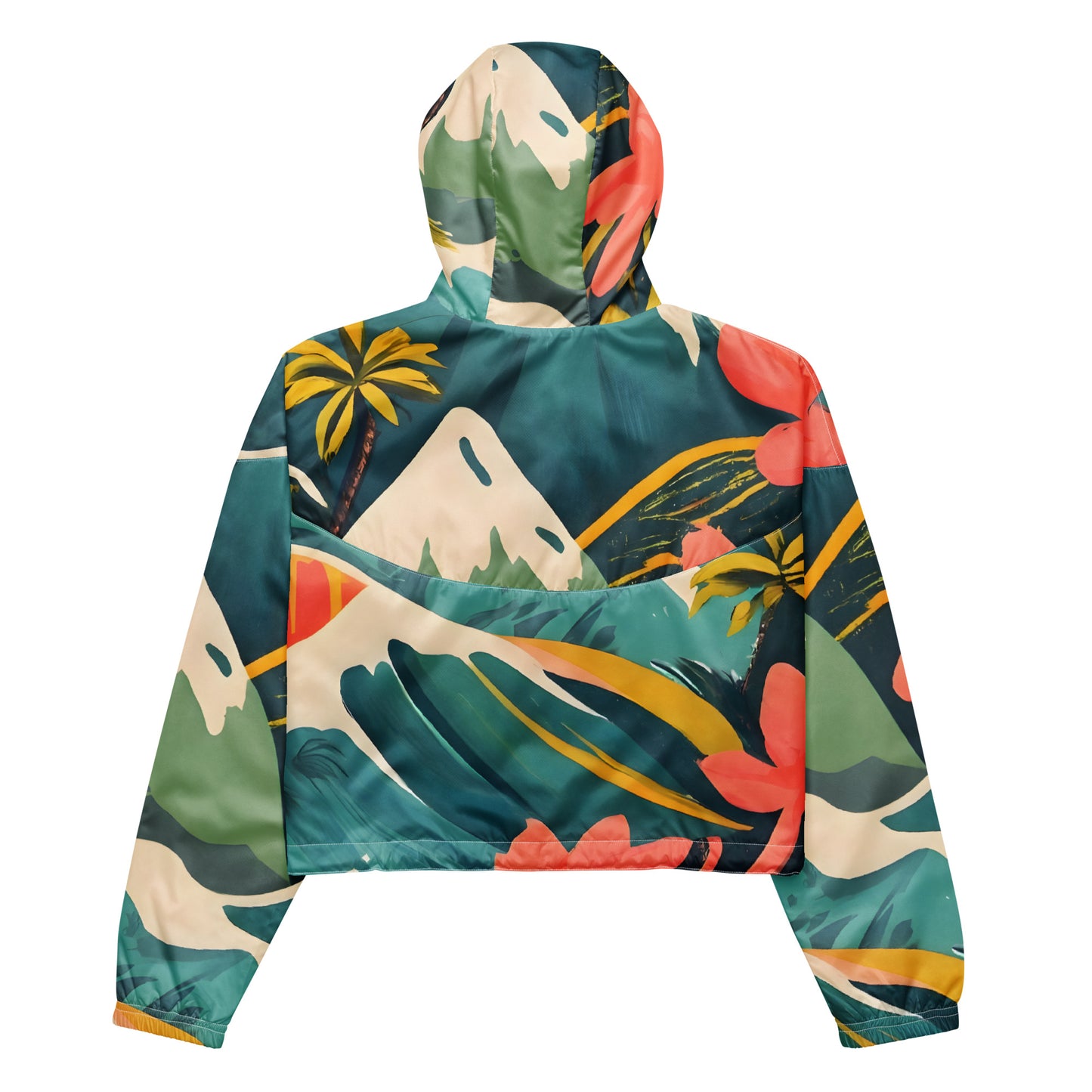Island Breeze Cropped Windbreaker