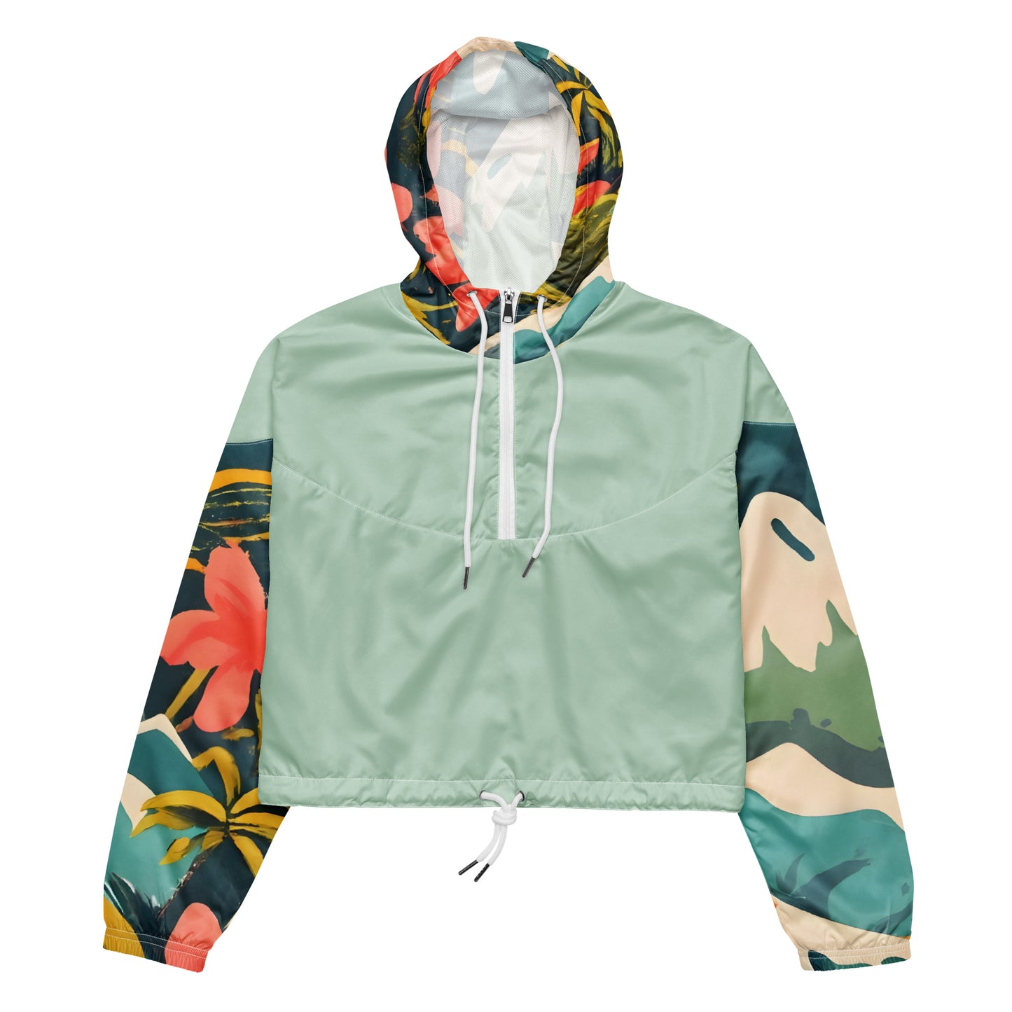 Island Breeze Cropped Windbreaker