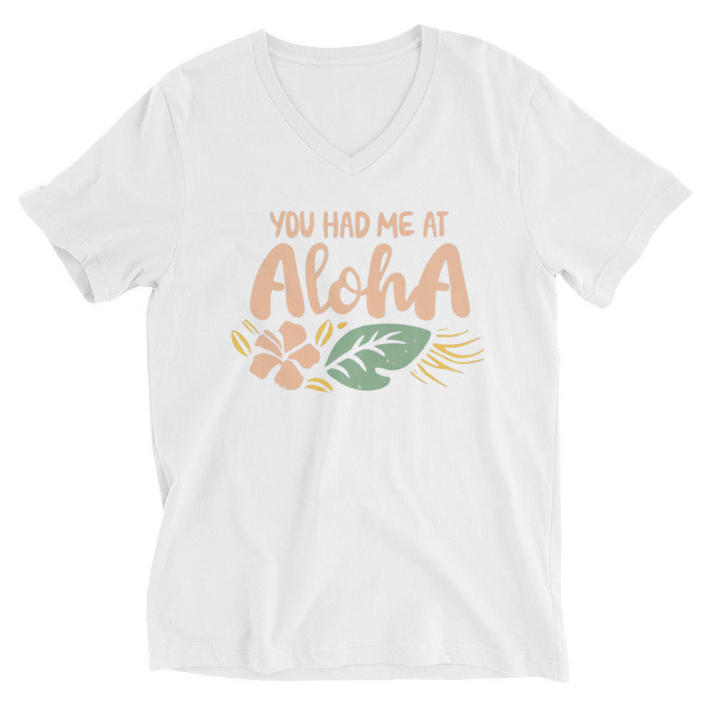 Aloha Blossoms V-Neck