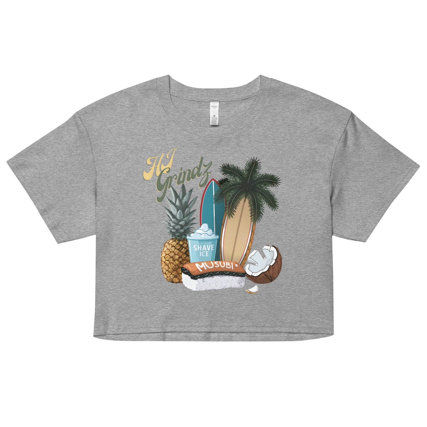 HI Grindz Crop Top