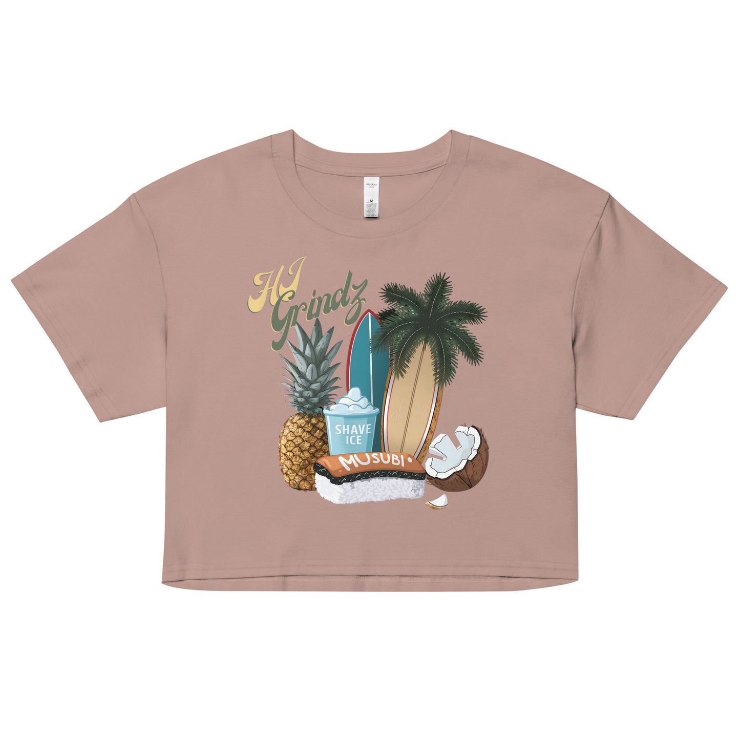 HI Grindz Crop Top