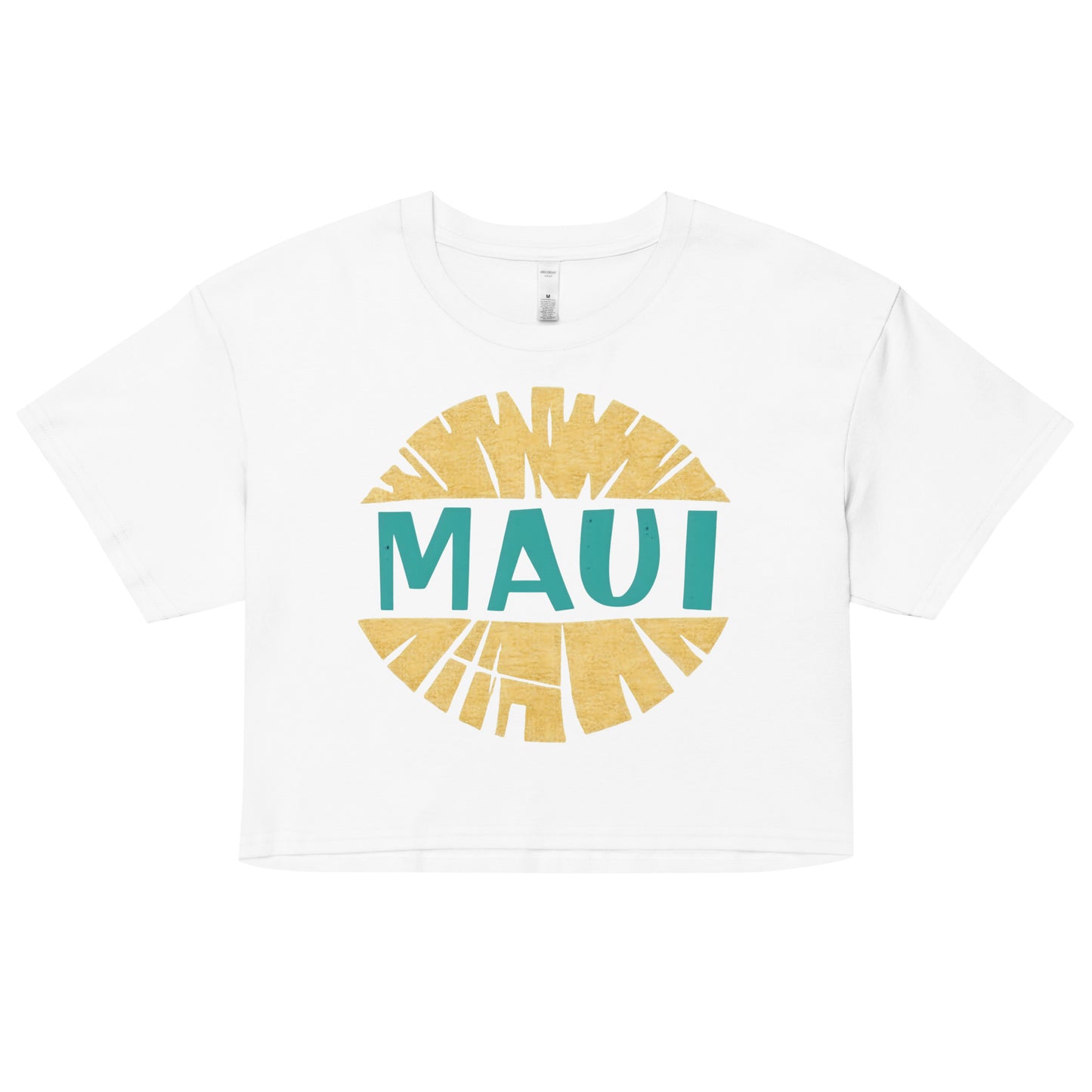 Maui Sunshine Glow Crop Top