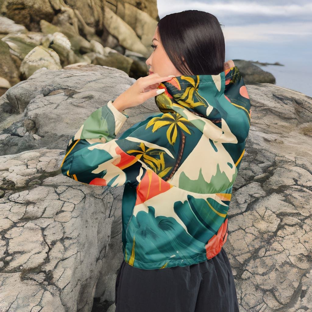 Pacific Nights Cropped Windbreaker