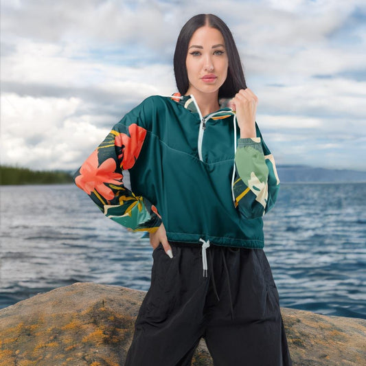 Pacific Nights Cropped Windbreaker