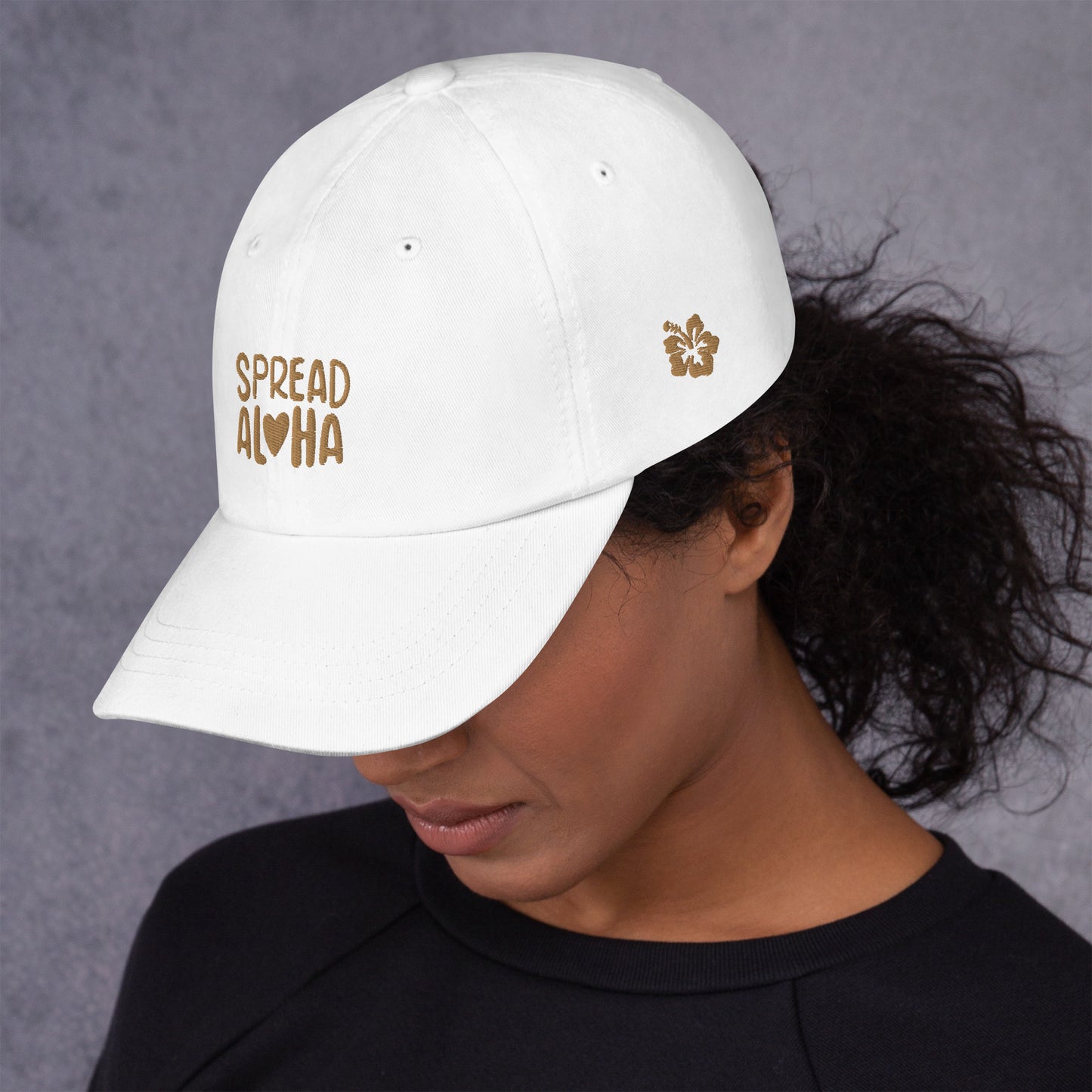 Spread Aloha Dad Hat - Ivory Shores