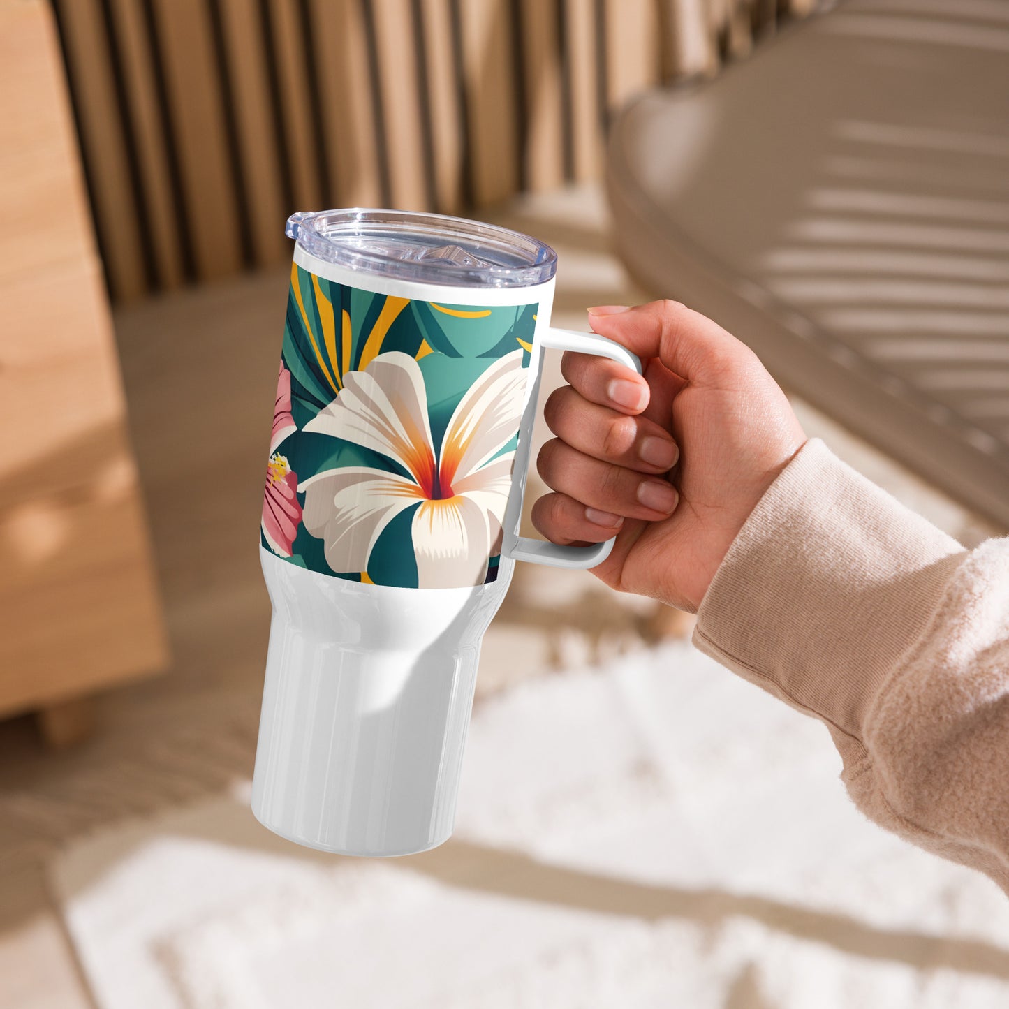 Tropical Oasis Travel Mug