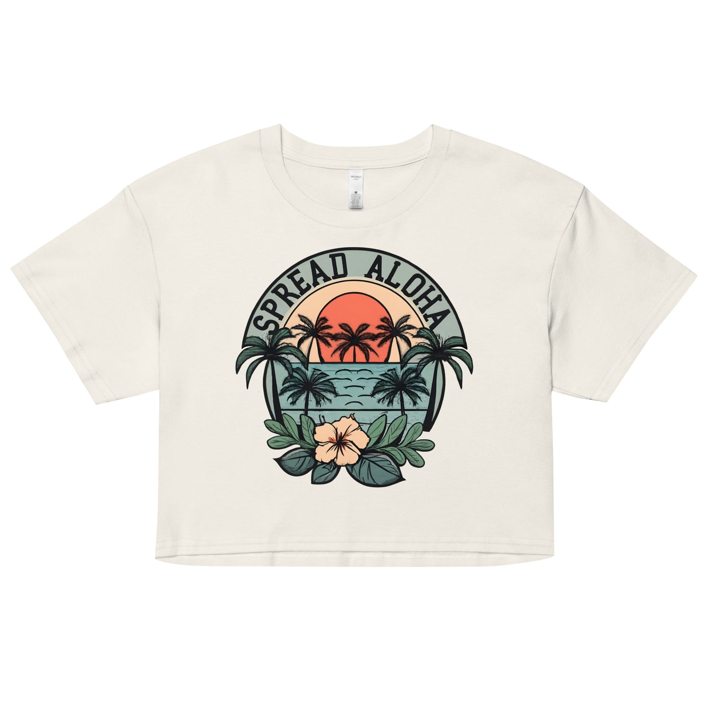 Spread Aloha Crop Top