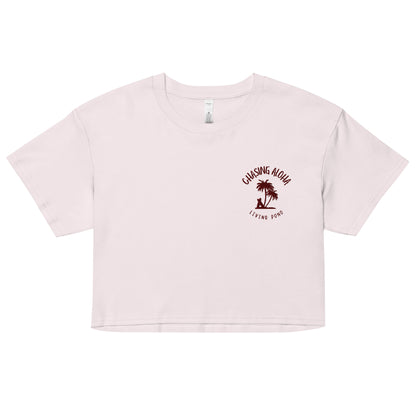 Pono Palms Crop Top - Orchid Mist