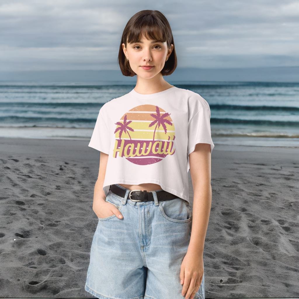 Hawaii Sunrise Crop Top